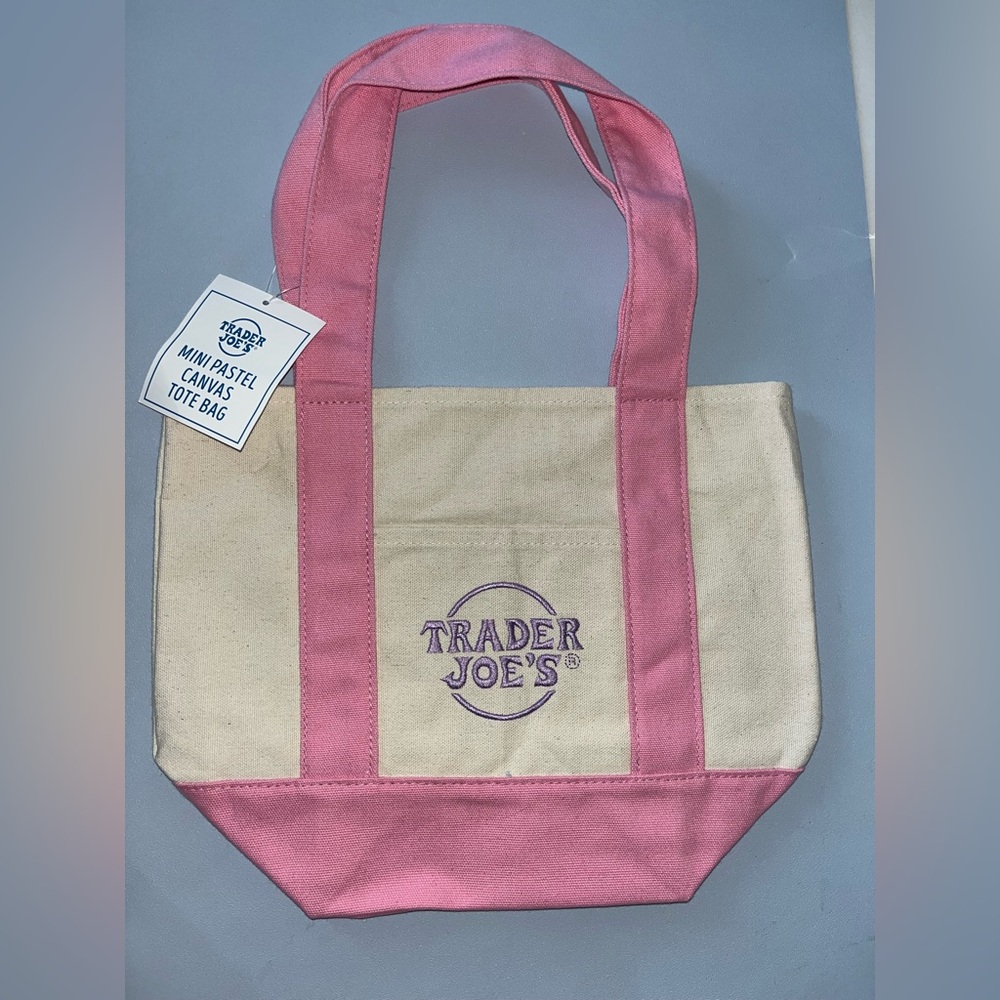 tj’s mini canvas tote bag